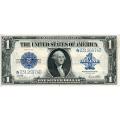 1923 $1 STAR Silver Certificate XF details