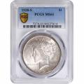 Certified Peace Silver Dollar 1928-S MS61 PCGS