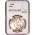 Certified Peace Silver Dollar 1935-S MS65 NGC