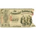1865 $1 National Bank Note Kansas City MO Charter#1995 PR