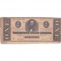 $1 1864 Confederate Note Richmond VA G-VG