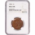 Certified Large Cent 1854 MS61BN NGC