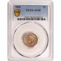Certified Indian Head Cent 1859 AU58 PCGS