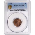 Certified Indian Head Cent 1878 PR64RB PCGS