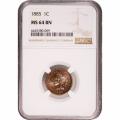 Certified Indian Head Cent 1885 MS64BN NGC