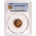 Certified Proof Indian Cent 1907 PR64RD PCGS