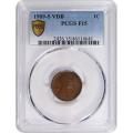 Certified Lincoln Cent 1909-S VDB F15 PCGS