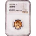 Certified Lincoln Cent 1909 VDB MS63RB NGC