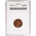 Certified Lincoln Cent 1914-D EF45 ANACS