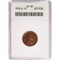 Certified Lincoln Cent 1914-D VF30 ANACS