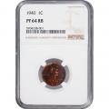 Certified Lincoln Cent 1940 PF64RB NGC