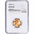 Certified Lincoln Cent 1944-S MS66RD NGC