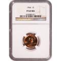 Certified Proof Lincoln Cent 1964 PF69RD NGC