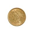 $2.5 Gold Liberty 1852 AU