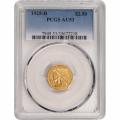 Certified $2.5 Gold Indian 1925-D AU53 PCGS