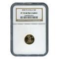 Certified Proof American Gold Eagle $5 2000-W PF70 NGC