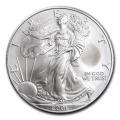 2001 1 oz Silver American Eagle BU