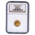 Certified American $5 Gold Eagle 2002 MS70 NGC