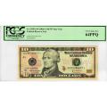 2004A $10 STAR Federal Reserve Note UNC64 PPQ PCGS