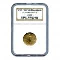 Certified Burnished American $10 Gold Eagle 2006-W MS70 NGC