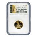 Certified Proof American Gold Eagle $10 2007-W PF70 NGC