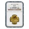 Certified Burnished American $25 Gold Eagle 2007-W MS69 NGC