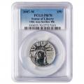 Certified Platinum American Eagle Proof 2007-W Half Ounce PR70 PCGS 10th Anniversary Reverse Proof