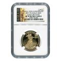 Certified Proof American Gold Eagle $25 2011-W 25th Anniversary PF70 NGC