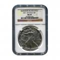 Certified Burnished  Silver Eagle 2011-W MS69 NGC