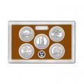US Proof Set America the Beautiful Quarters Without Box 2013