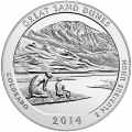 2014 Silver 5oz. Great Sand Dunes ATB