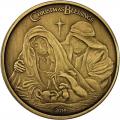 Christmas 2014 Bronze Coin BX-12A Christmas Blessings Nativity