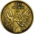 Christmas 2014 Bronze Coin BX-3 Peace On Earth Angel