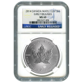 Certified 2014 Silver Maple Leaf 1 oz MS69 NGC Early Release