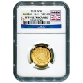Certified Commemorative $5 Gold 2014-W Baseball Hall Of Fame PF70 NGC
