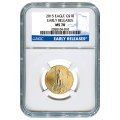 Certified American $10 Gold Eagle 2015 MS70 NGC Early Release
