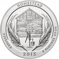 2015 Silver 5oz. Homestead National Monument of America ATB