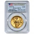 Certified American Liberty 2015-W High Relief Gold Coin MS70 PCGS First Strike