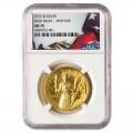 Certified American Liberty 2015-W High Relief Gold Coin MS70 NGC Flag Label