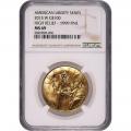 Certified American Liberty 2015-W High Relief Gold MS69 NGC 