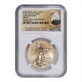 Certified Burnished American Gold Eagle $50 2016-W MS70 NGC Early Releases
