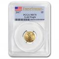 Certified American $5 Gold Eagle 2017 MS70 PCGS First Strike