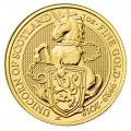2018 1 oz British Gold Queenâ€™s Beast Unicorn Coin (BU)