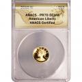 Certified American Liberty 2018-W High Relief $5 Gold Coin PR70 ANACS