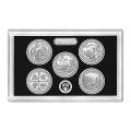 US Proof Set America the Beautiful Quarters Silver Quarters without box 2019