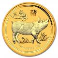 Australian Perth Mint Series II Lunar Gold One Ounce 2019 Pig