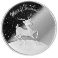 2021 Rudolph The Red Nosed Reindeer Christmas 1oz Silver Round (D-9)