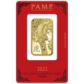 PAMP Suisse One Ounce Gold Bar - 2022 Tiger Design