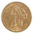 $20 Gold Liberty 1865-S XF