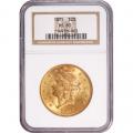 Certified US Gold $20 Liberty 1895 MS63 NGC